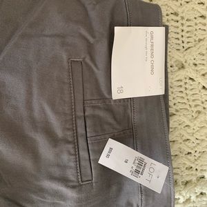 Ann Taylor Loft size 18 girlfriend chinos